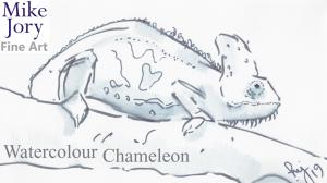 The Sunday Art Show - Ten Minute Watercolour Chameleon Painting 